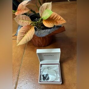 Pandora Moments Barrel Clasp Snake Chain Bracelet Sterling Silver Authentic NEW